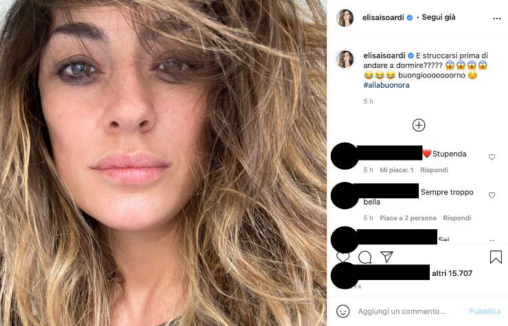 Elisa Isoardi, piccolo incidente al risveglio: fan estasiati