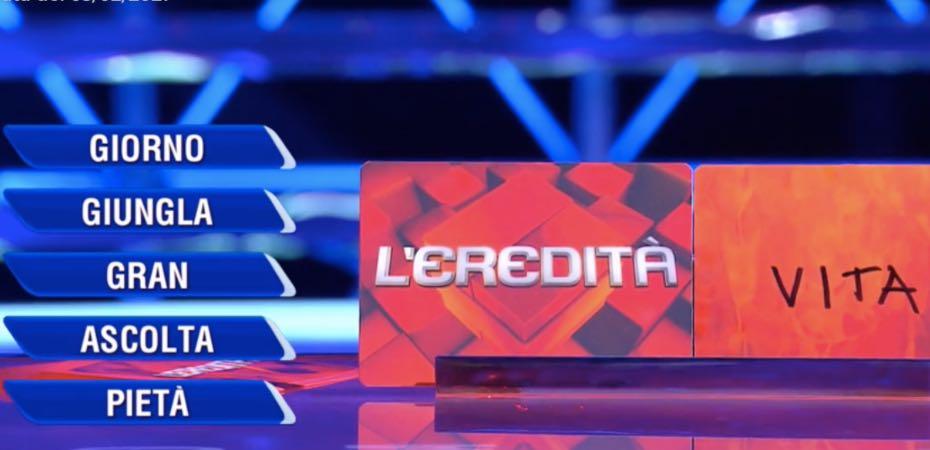 Flavio Insinna - L'Eredità: Andrea completamente fuori strada