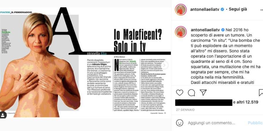 Antonella Elia dramma: commuove con le parole di Nadia Toffa