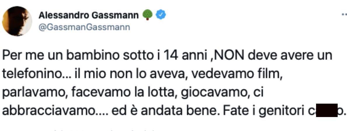 "Fate i genitori c***o!": Alessandro Gassman netto, divide i fan
