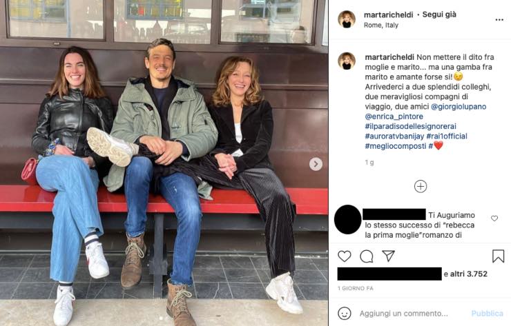 Marta Richeldi "fra moglie e marito...": ironico addio agli amici