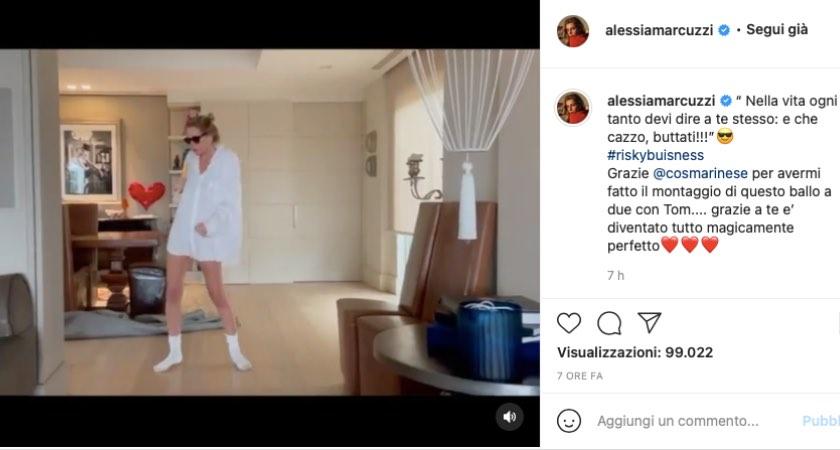 "E che c***o buttati!", Alessia Marcuzzi fa esplodere Instagram