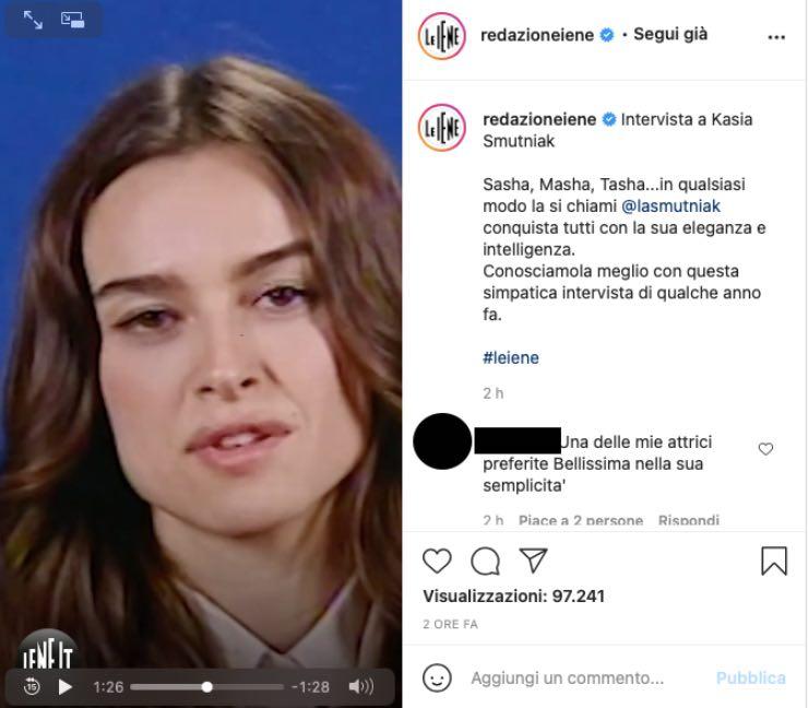 Kasia Smutniak quella stoccata alle veline: "qual è il suo problema..."