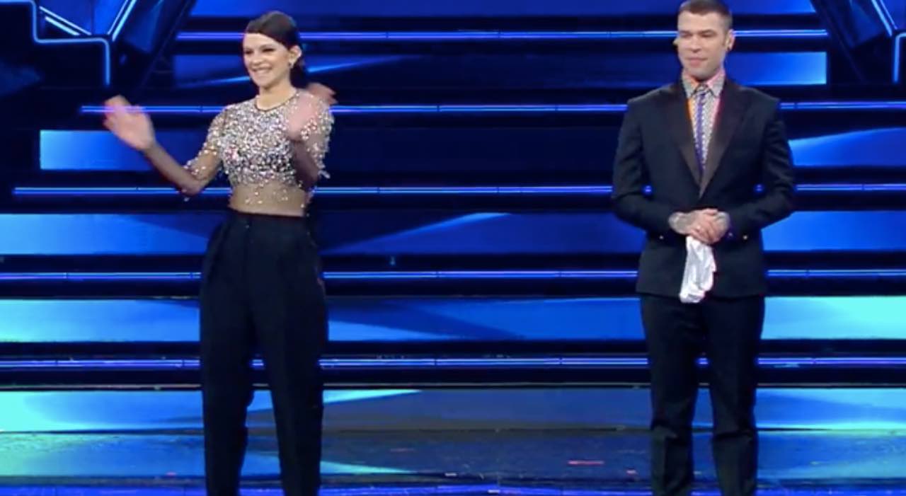 Francesca Michielin e Fedez a Sanremo: look a confronto