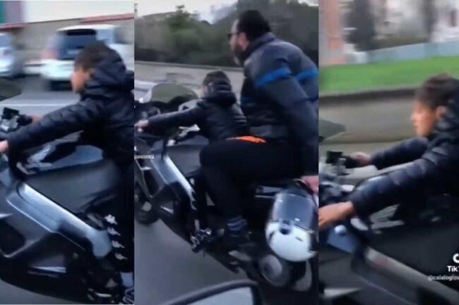 bambino in moto (YouTube)