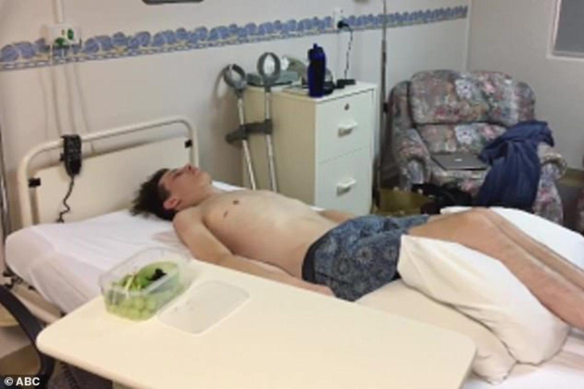 Rhys Habermann dopo eutanasia (Daily Mail)