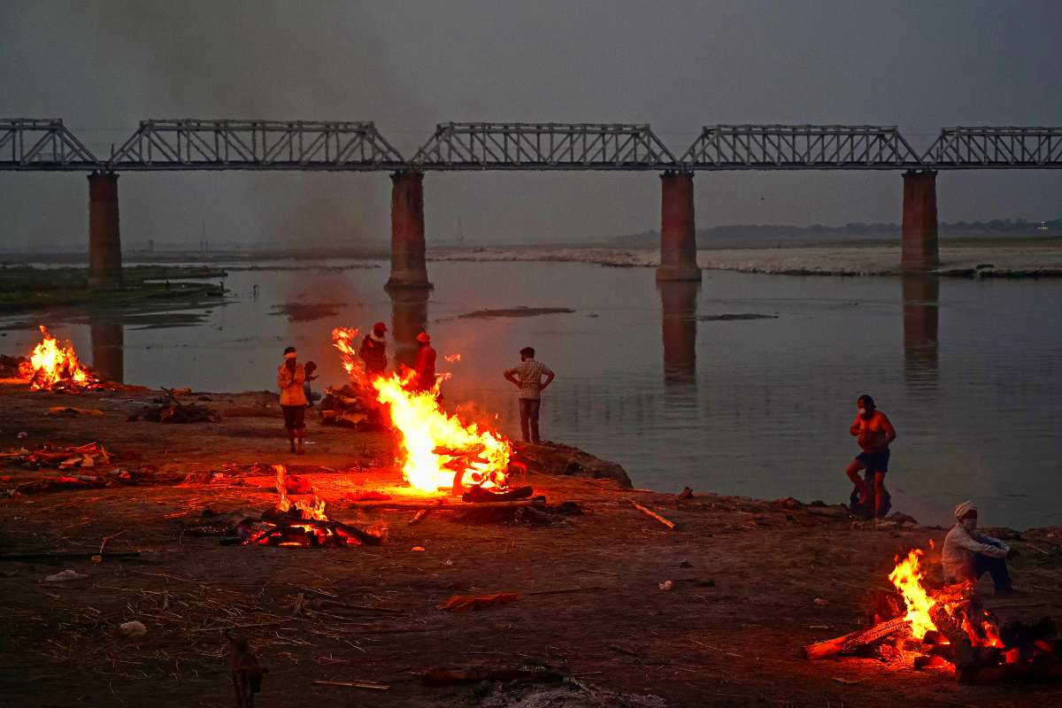 Covid, fiume Gange (GettyImages)