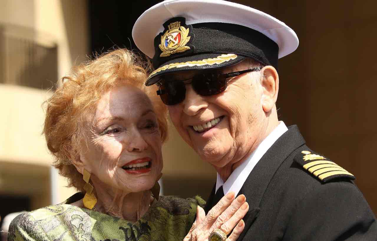Gavin MacLeod con la moglie Patti (Getty Images)