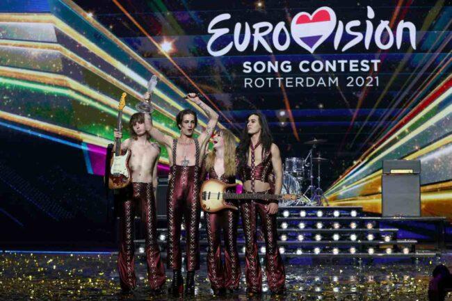 I Maneskin vincitori dell'Eurovision Song Contest (GettyImages)