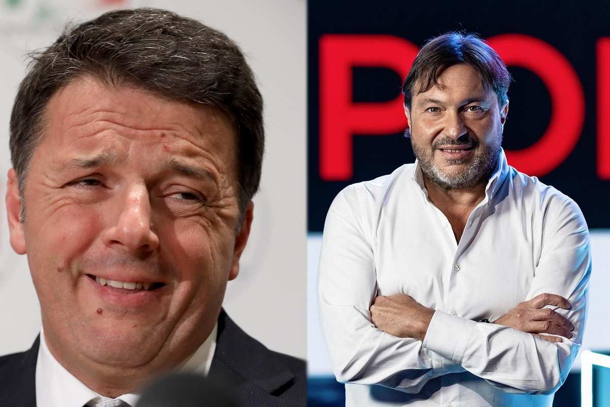 Matteo Renzi e Sigfrido Ranucci, conduttore di Report