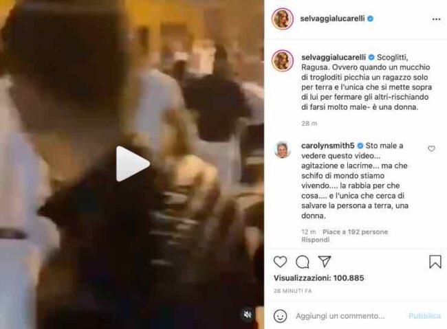 Selvaggia Lucarelli indignata: la violenza è allucinante