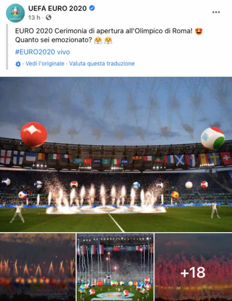 Euro 2020, non era mai successo prima: è la prima volta, c'entra l'Italia