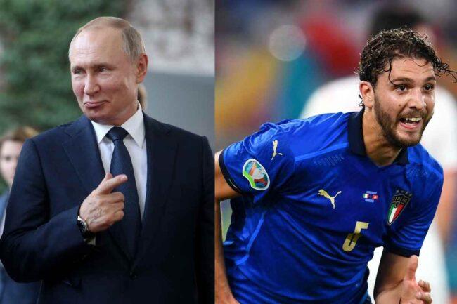 Vladimir Putin e Manuel Locatelli (Getty Images)