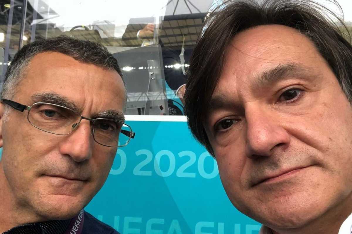 Euro 2020, Bergomi e Caressa (Instagram)