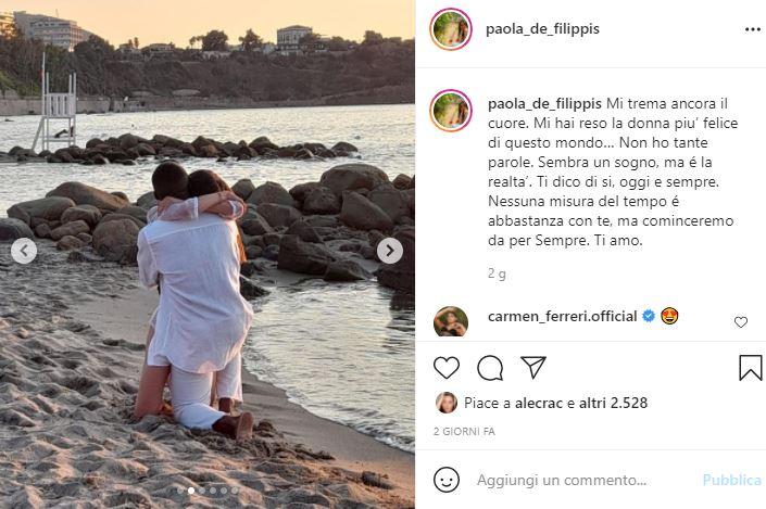 Paola De Filippis (Instagram)