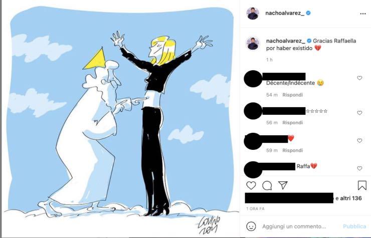 Raffaella Carrà, addio toccante di Nacho Alvarez, regista di Ballo Ballo