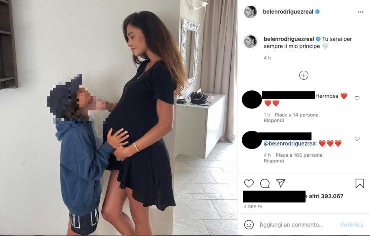 Belen Rodriguez, dedica intensa al suo principe: "sarai per sempre..."
