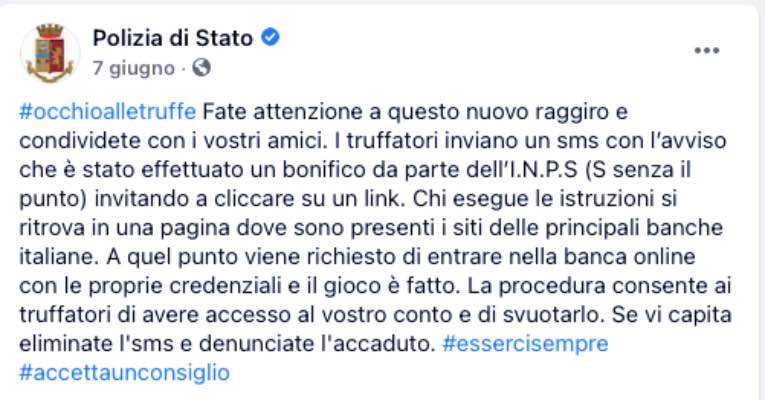 Inps, occhio alla truffe: così ingannano e mettono in pericolo il conto