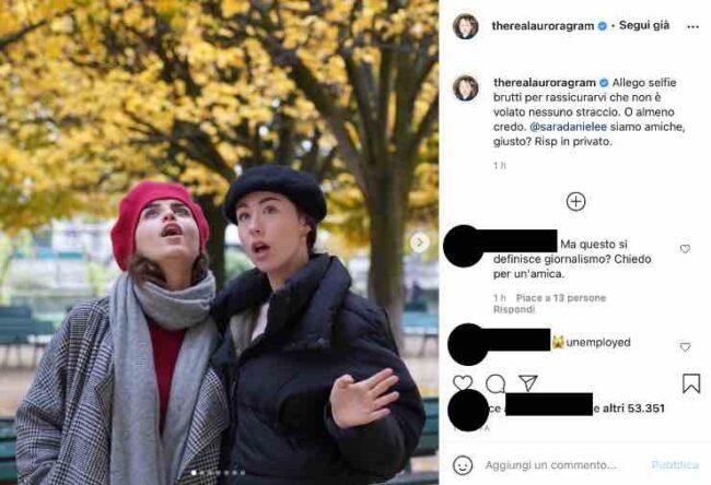 Aurora Ramazzotti ci mette un punto: "non è volato nessuno straccio"