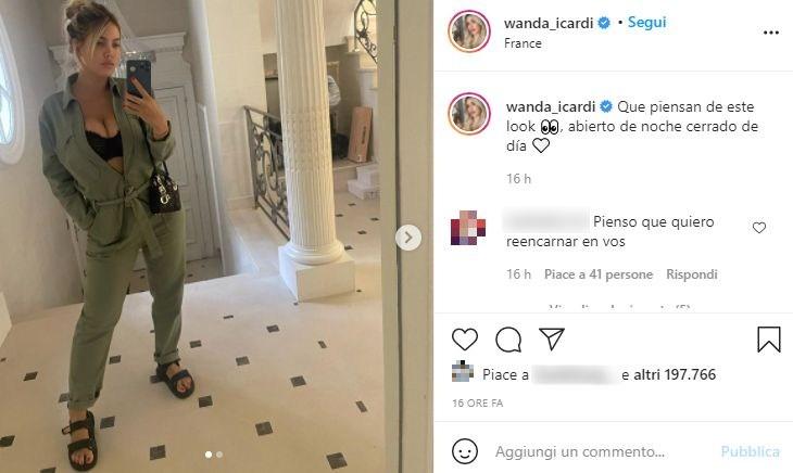 Nuovo post Wanda Nara (Instagram)