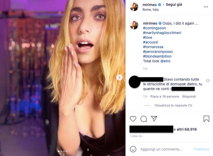 Miriam Leone è da capogiro: avete visto il suo nuovo look?