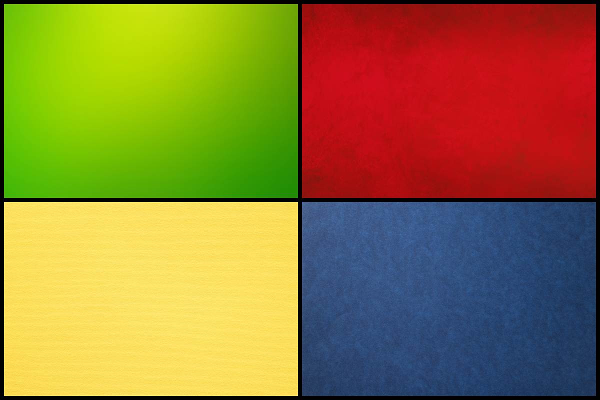 Test dei colori_ verde, rosso, giallo e blu (AdobeStock)