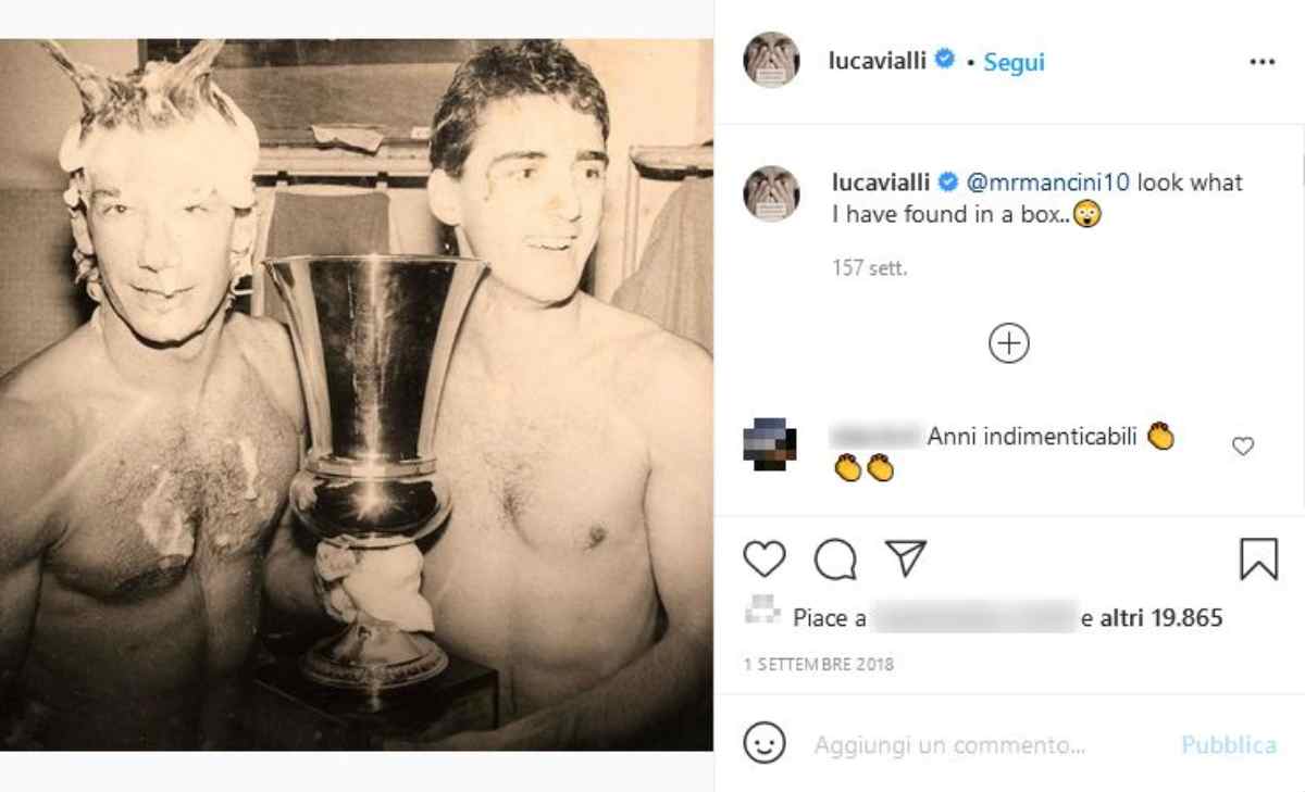 Vialli e Mancini (Instagram @lucavialli)