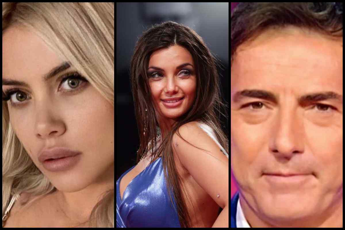Wanda Nara, Elettra Lamborghini, Reazione a Catena (Befunky-Collage)