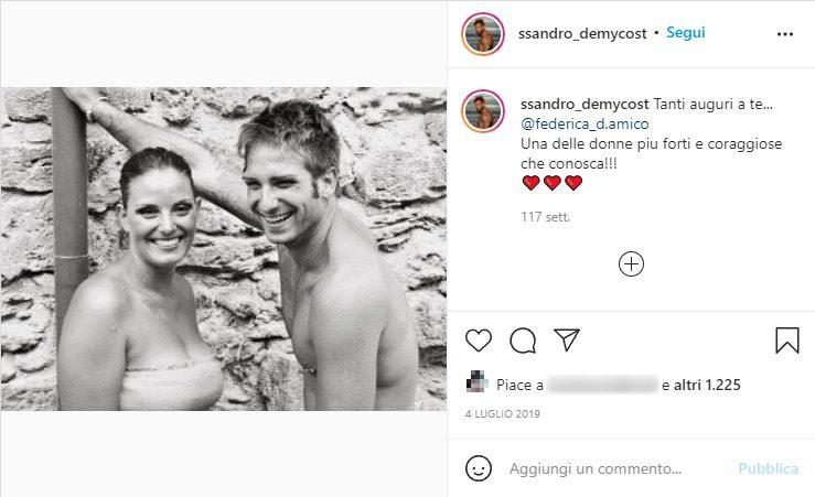 Alessandro e Federica D'Amico (Instagram)
