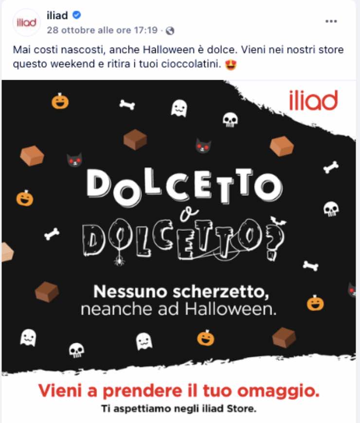 Iliad e Vodafone, sorpresa per Halloween: occhio alle novità