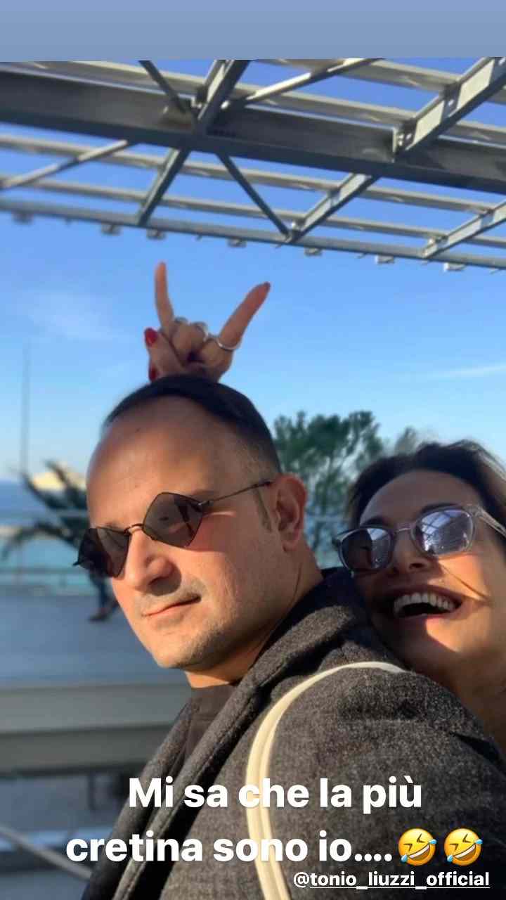 Vitantonio Liuzzi e Barbara D'Urso (Instagram)