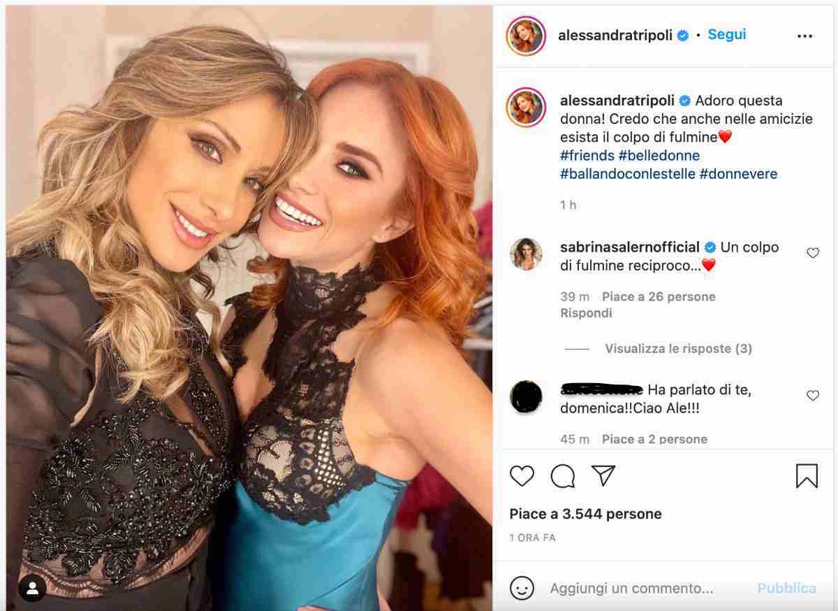 Alessandra Tripoli e Sabrina Salerno (Instagram)