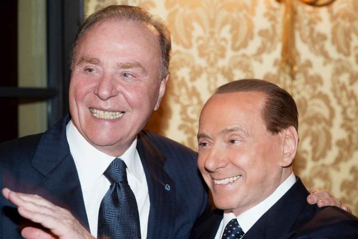Ennio Doris e Silvio Berlusconi (Instagram)