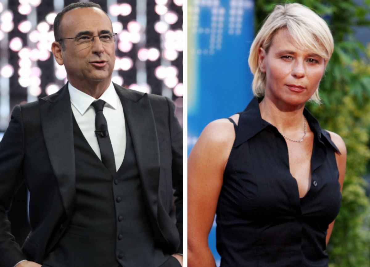 Carlo Conti e Maria De Filippi