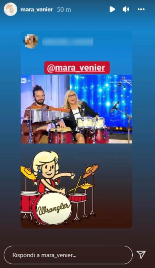 Mara Venier musicista