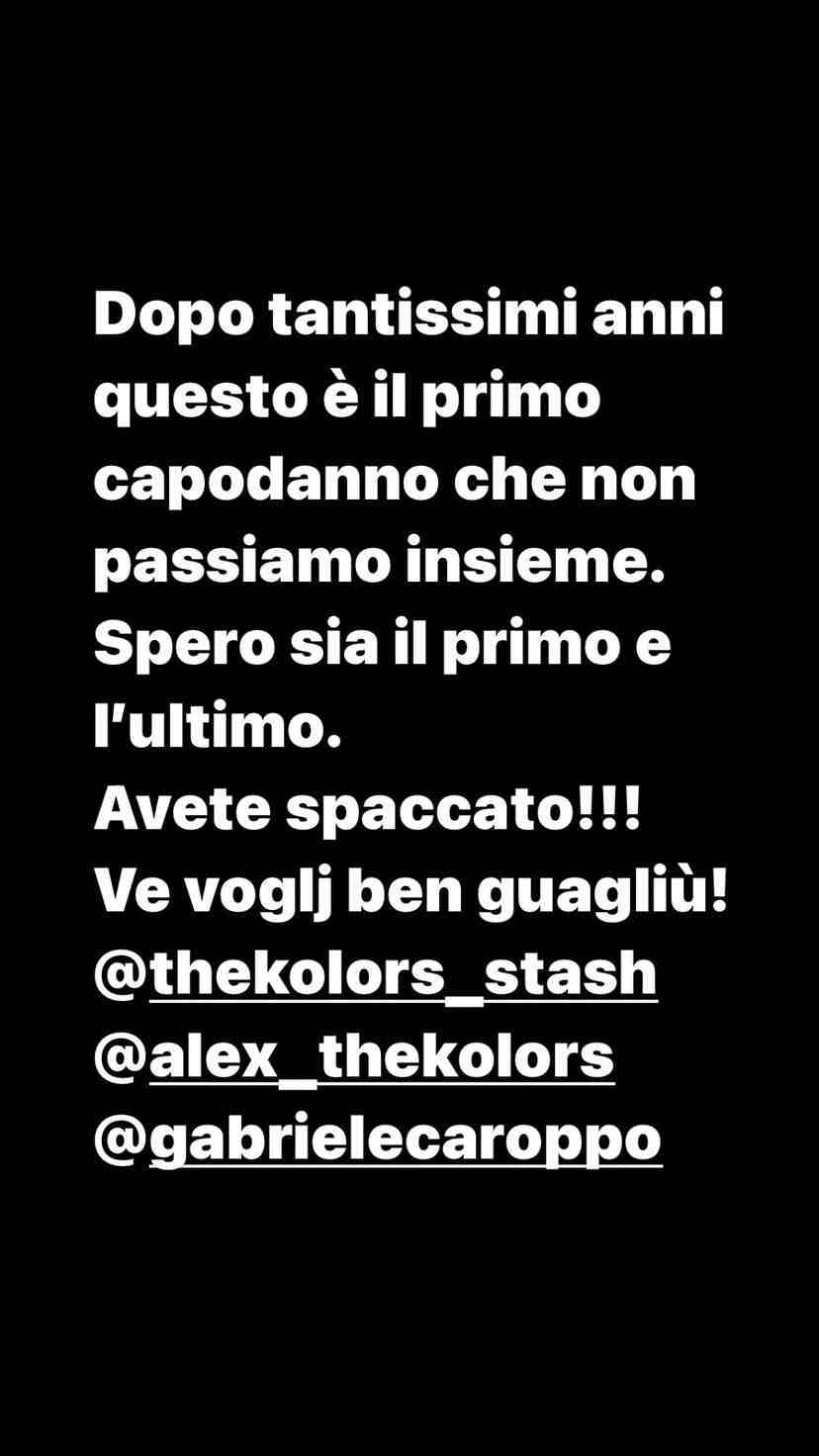 Storia Dani The Kolors (Instagram @dani_thekolors)