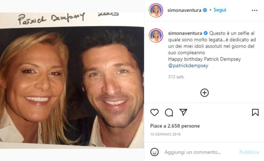 Ventura con Patrick Dempsey