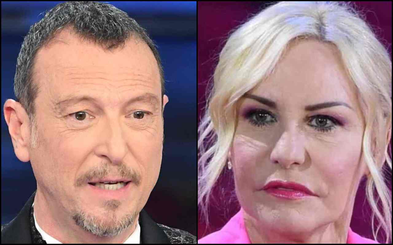 Amadeus e Antonella Clerici