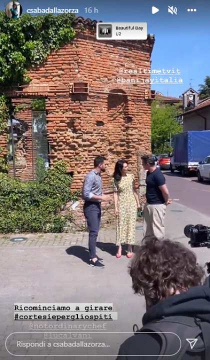 Csaba dalla Zorza, Cortesie per gli ospiti