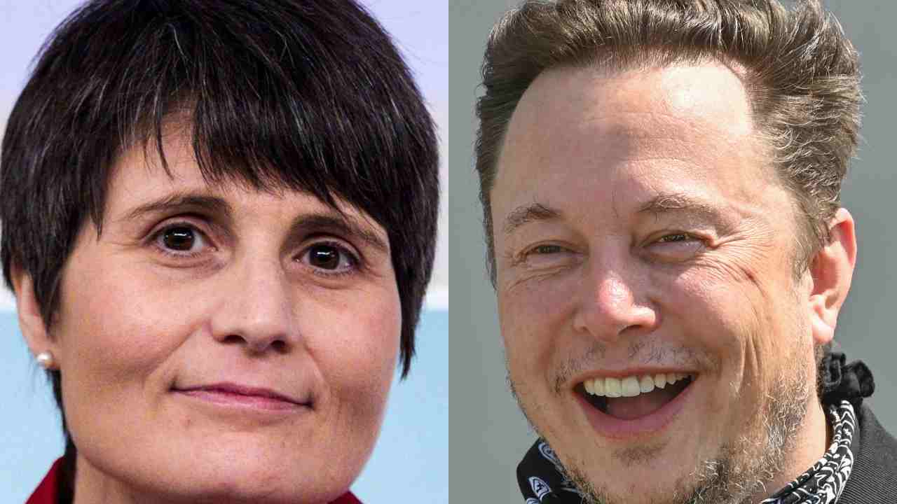 Samantha Cristoforetti e Elon Musk