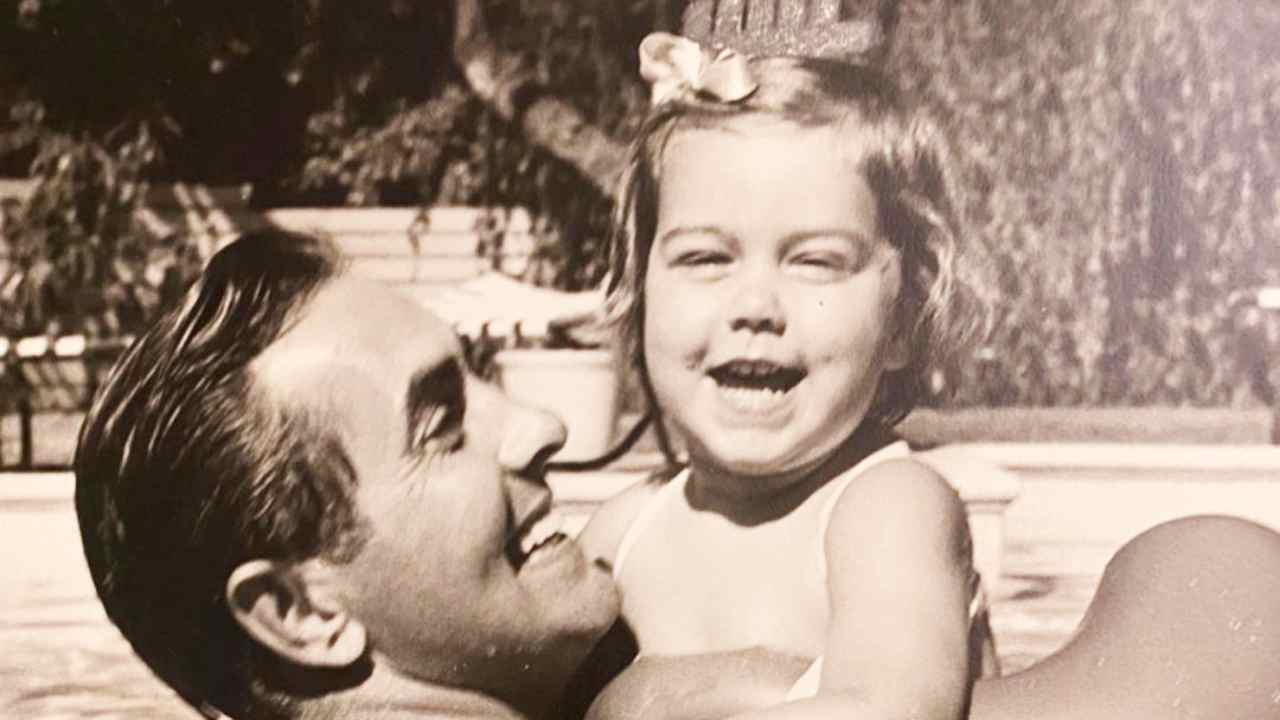 Romina Power e suo padre Tyrone