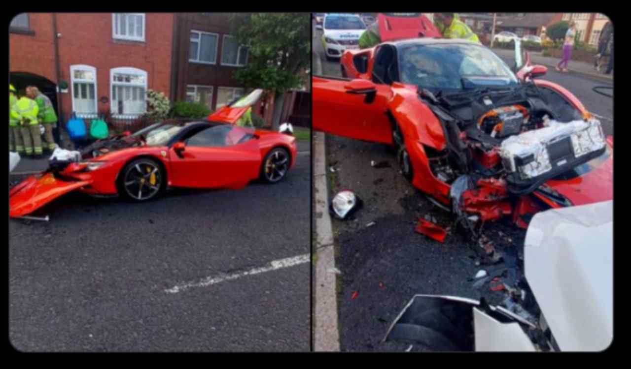 Ferrari SF90 Stradale, incidente