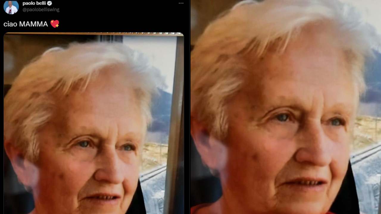 Saluto Paolo Belli a Pierina Rivi