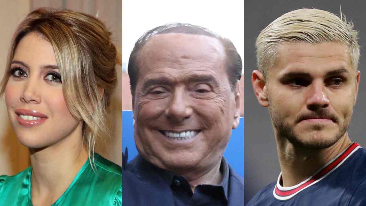 Wanda Nara, Silvio Berlusconi, Mauro Icardi