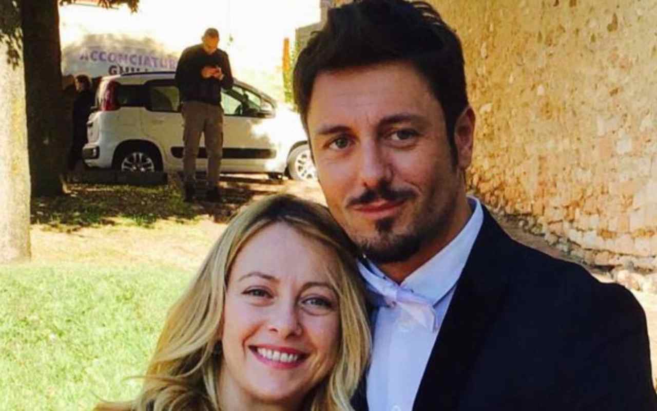 Giorgia Meloni e Andrea Giambruno