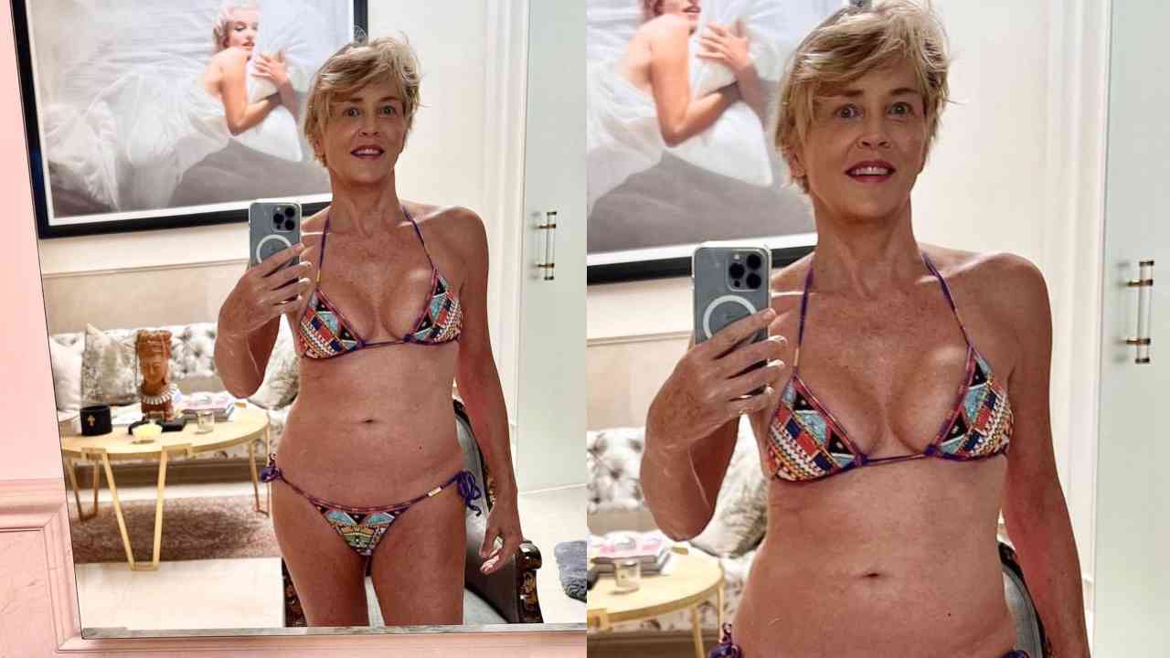 Sharon Stone bikini