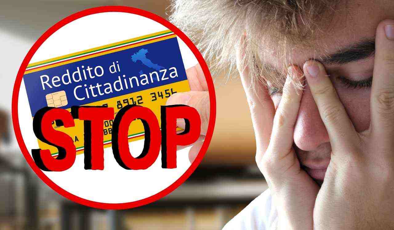 reddito di cittadinanza Stop