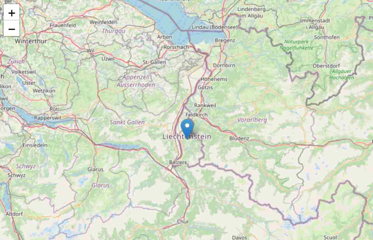 terremoto svizzera austria