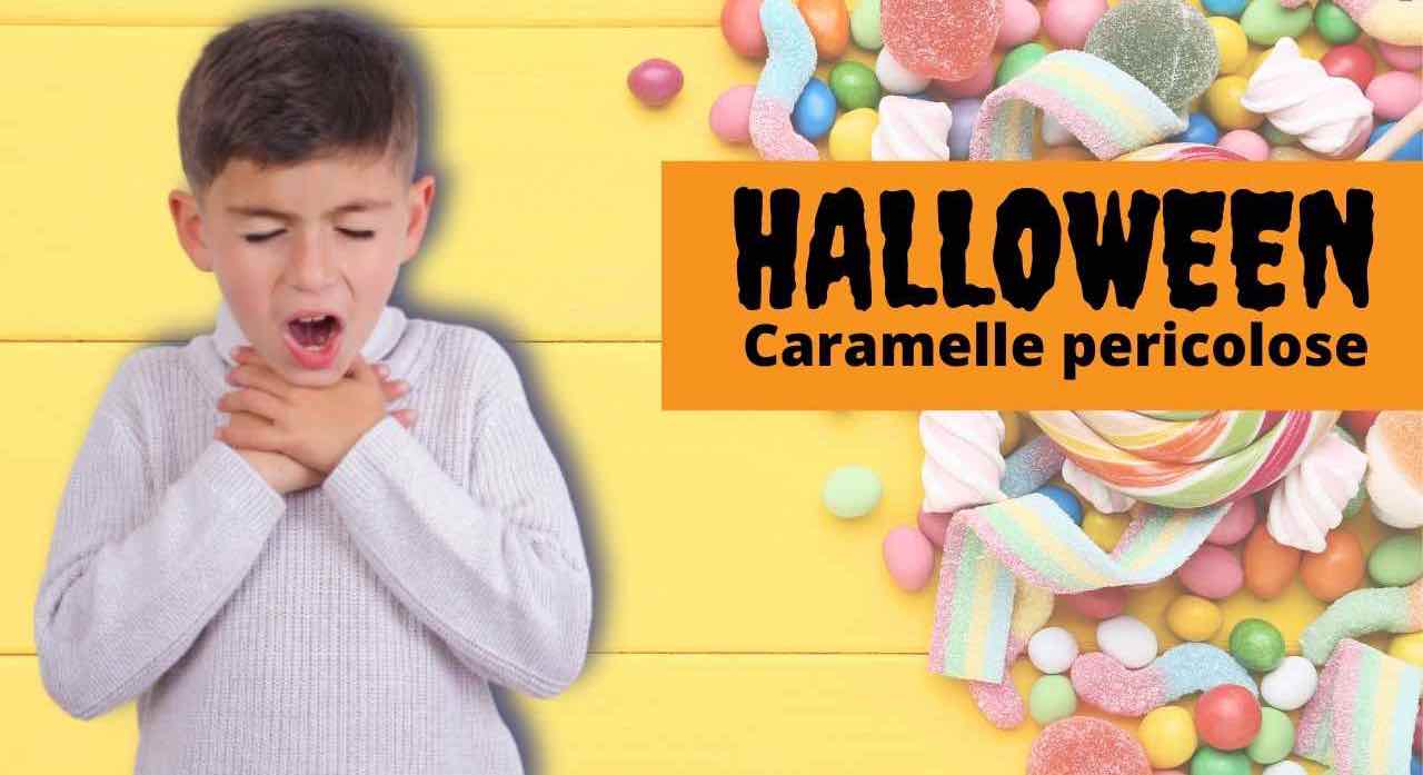 Halloween pericolo caramelle