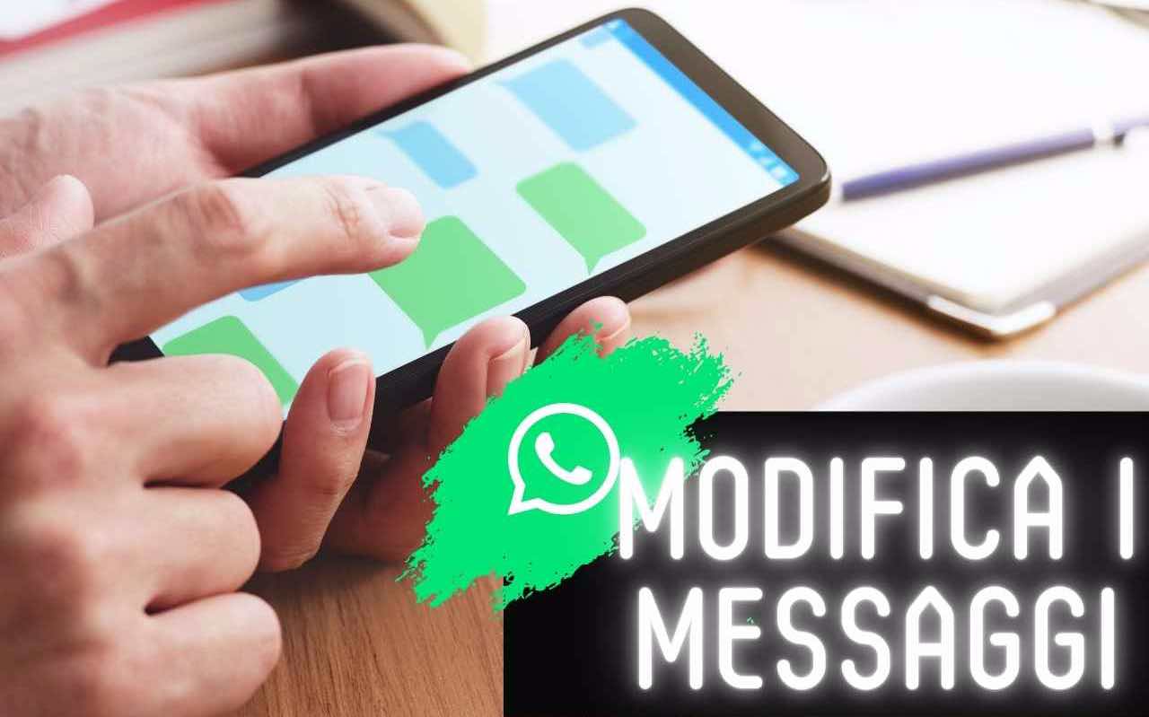 Modifica messaggio whatsapp